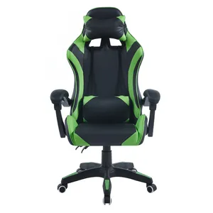 Silla Gamer Plicosa Negro Verde
